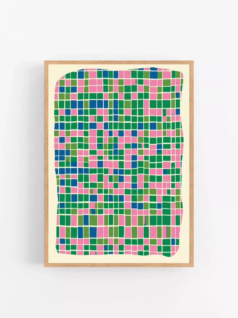 Geometric Print Check GEOMETRIC CHECKS – Dalueur