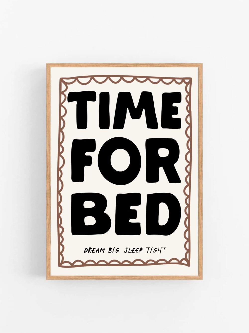 TIME FOR BED